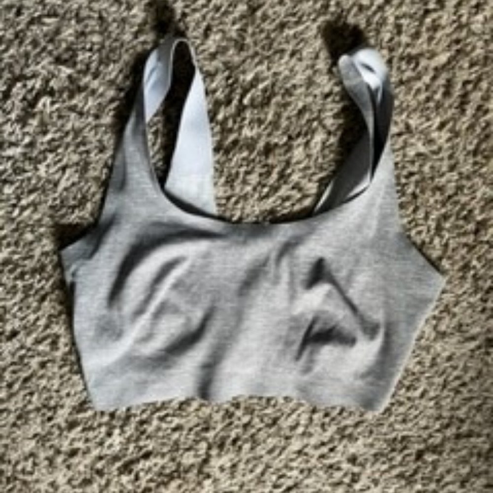 gray comfortable bra